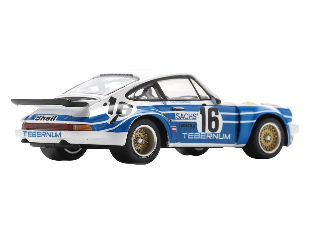 Porsche 911 Carrera RSR 3.0 #16 Clemens Schickentanz - Hartwig Bertrams "Joest Racing - Tebernum Racing" "24 Hours of Le Mans" (1975) 1/64 Model Car by Spark view 3
