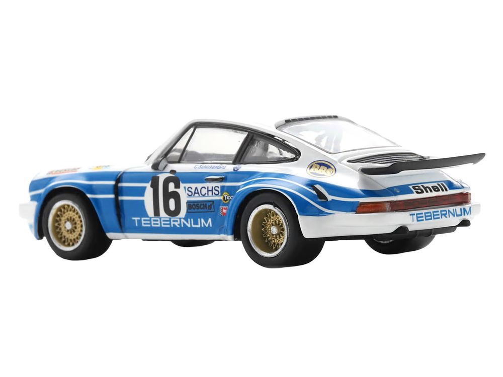 Porsche 911 Carrera RSR 3.0 #16 Clemens Schickentanz - Hartwig Bertrams "Joest Racing - Tebernum Racing" "24 Hours of Le Mans" (1975) 1/64 Model Car by Spark view 4