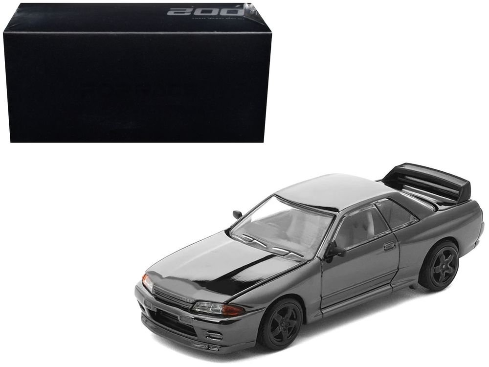 Shelby Mustang GT500 Dark Chrome "The Dark Chrome Series" 1/64 Die Cast Model Car by Pop Race