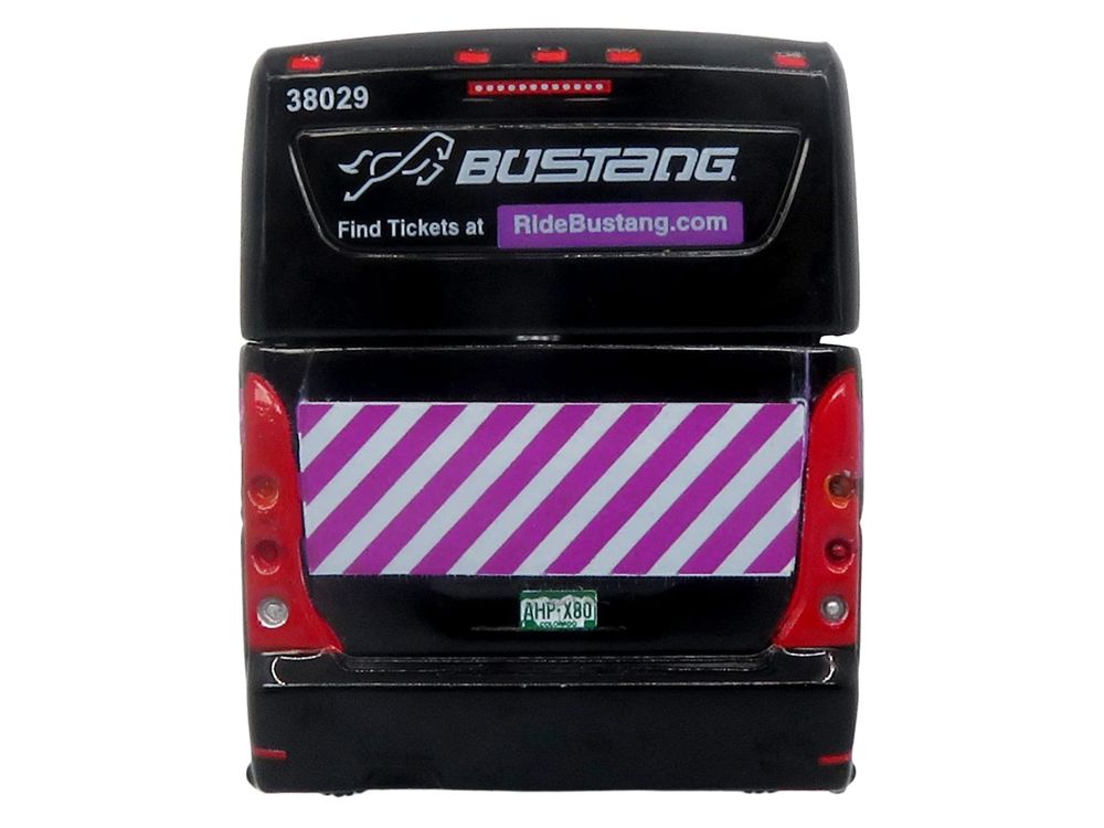 MCI D4520 Commuter Coach Bus "Bustang - Colorado Department of Transportation" Black "The Bus & Motorcoach Collection" Limited Edition to 504 pieces Worldwide 1/87 (HO) Scale Diecast Model by Iconic Replicas view 5