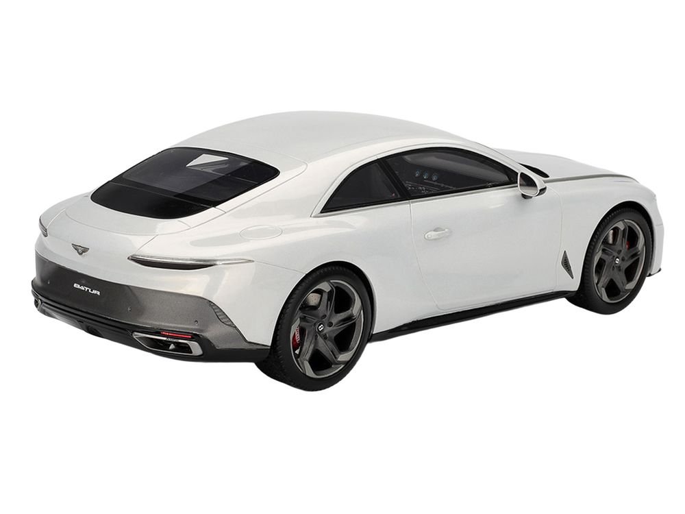 Bentley Batur Bonneville Pearl White Metallic 1/18 Model Car by Top Speed view 5