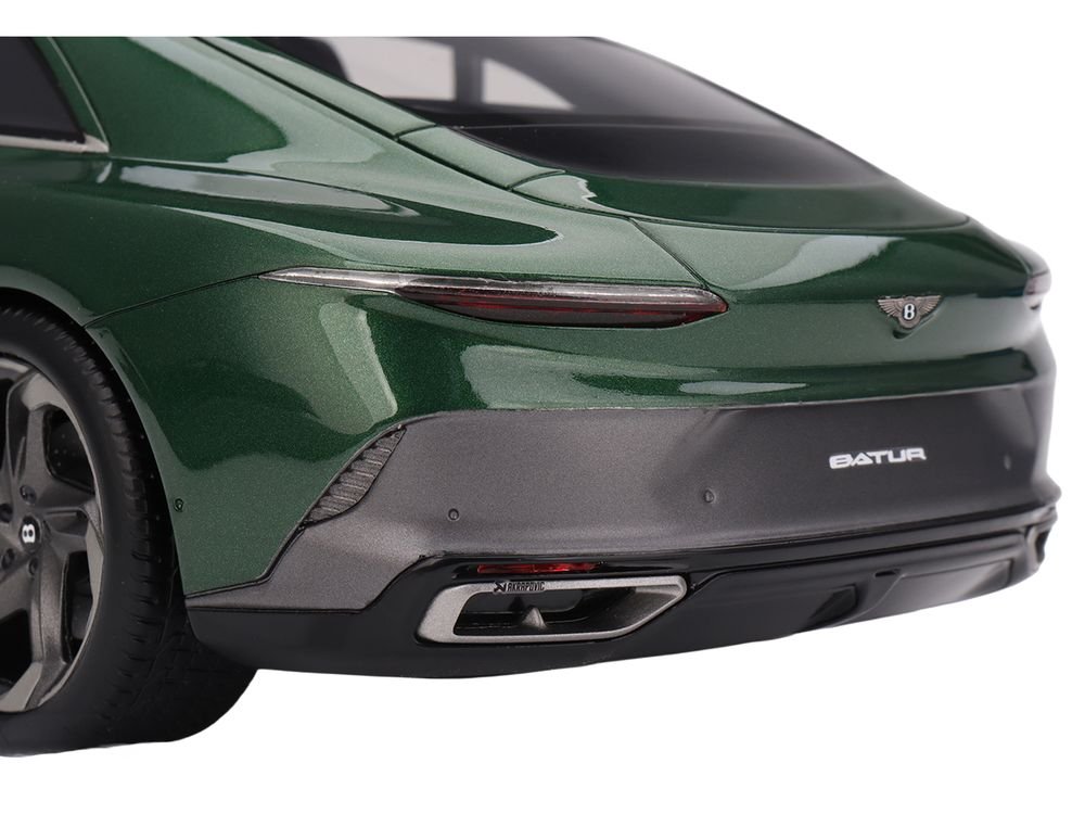 Bentley Batur Scarab Green Metallic 1/18 Model Car by Top Speed view 4