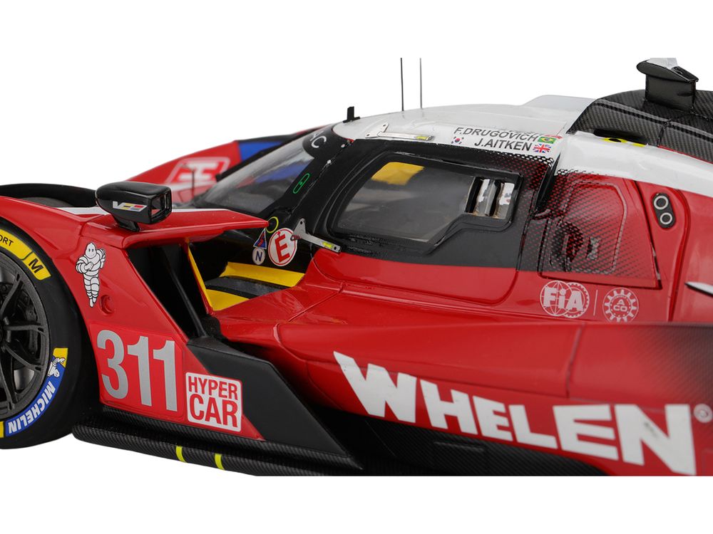 Cadillac V-Series.R #311 Jack Aitken - Felipe Drugovich - Frederik Vesti "Cadillac Whelen" FIA WEC "24 Hours of Le Mans" (2025) 1/18 Model Car by Top Speed view 2