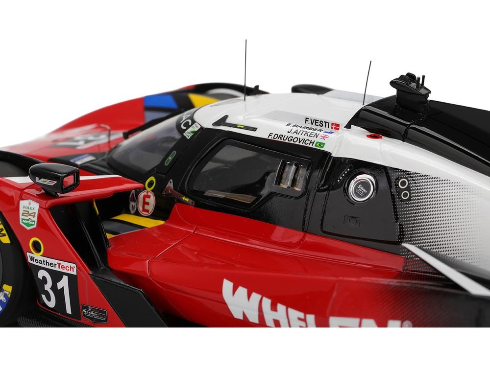 Cadillac V-Series.R #31 Jack Aitken - Felipe Drugovich - Frederik Vesti - Earl Bamber "Cadillac Whelen" IMSA "24 Hours of Daytona" (2025) 1/18 Model Car by Top Speed view 2