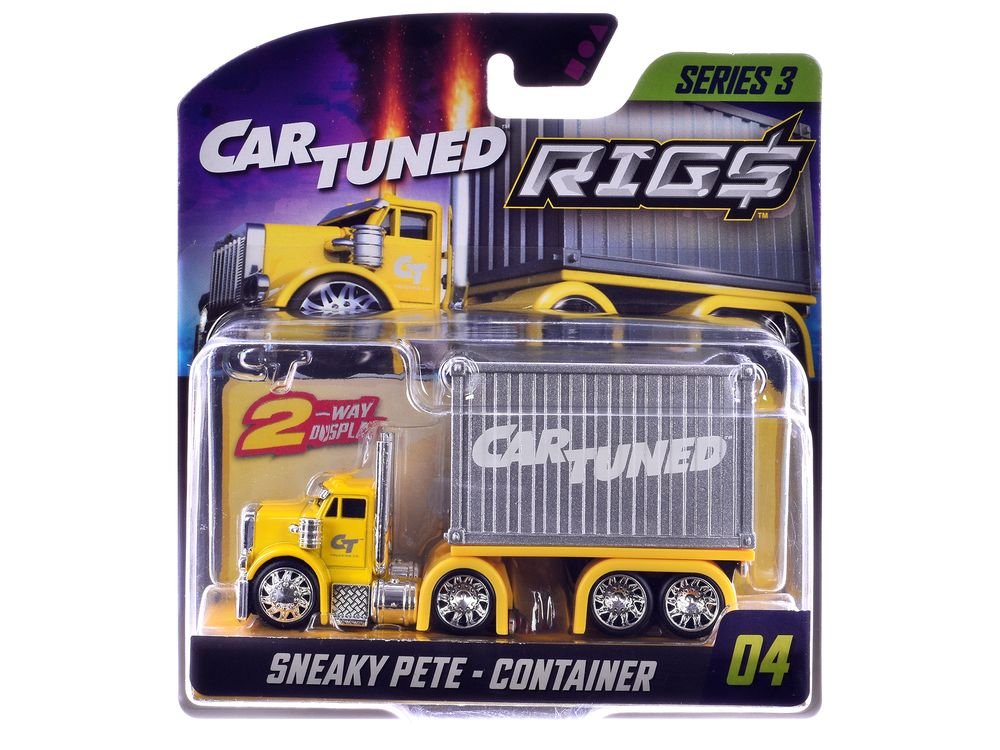 "Rigs" Container Case Series 3 Set of 4 Pieces Diecast Model Cars by CarTuned view 3