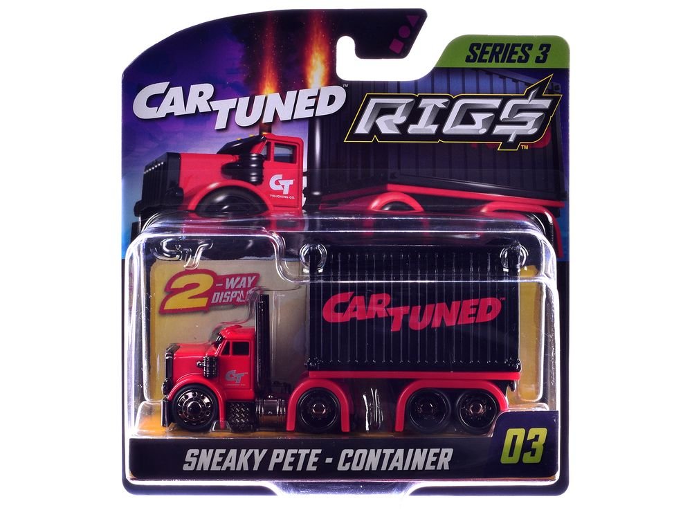 "Rigs" Container Case Series 3 Set of 4 Pieces Diecast Model Cars by CarTuned view 4