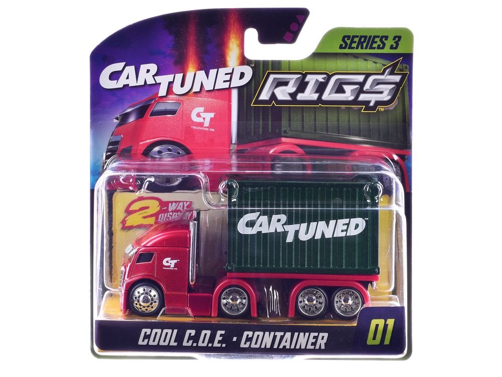 "Rigs" Container Case Series 3 Set of 4 Pieces Diecast Model Cars by CarTuned view 5