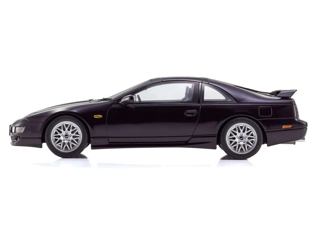 Nissan Fairlady Z (Z32) Version R 2by2 RHD (Right Hand Drive) Purple Metallic 1/18 Model Car by Kyosho view 3