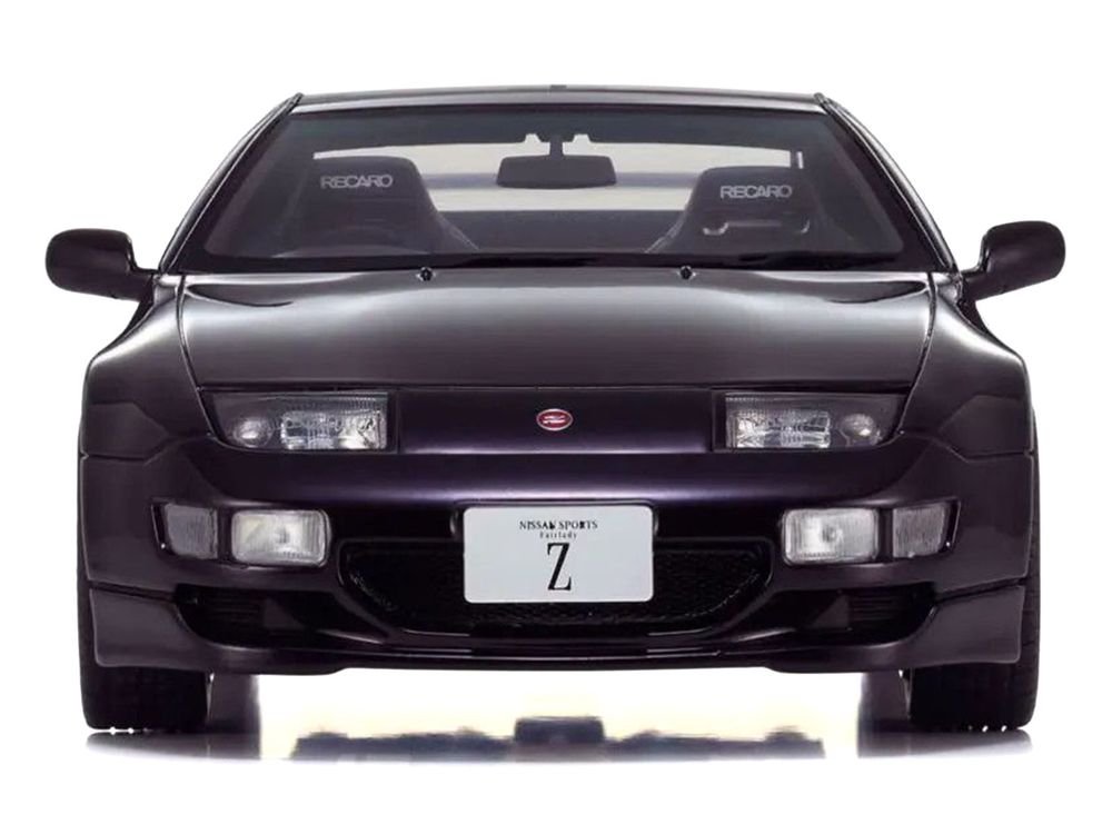 Nissan Fairlady Z (Z32) Version R 2by2 RHD (Right Hand Drive) Purple Metallic 1/18 Model Car by Kyosho view 5