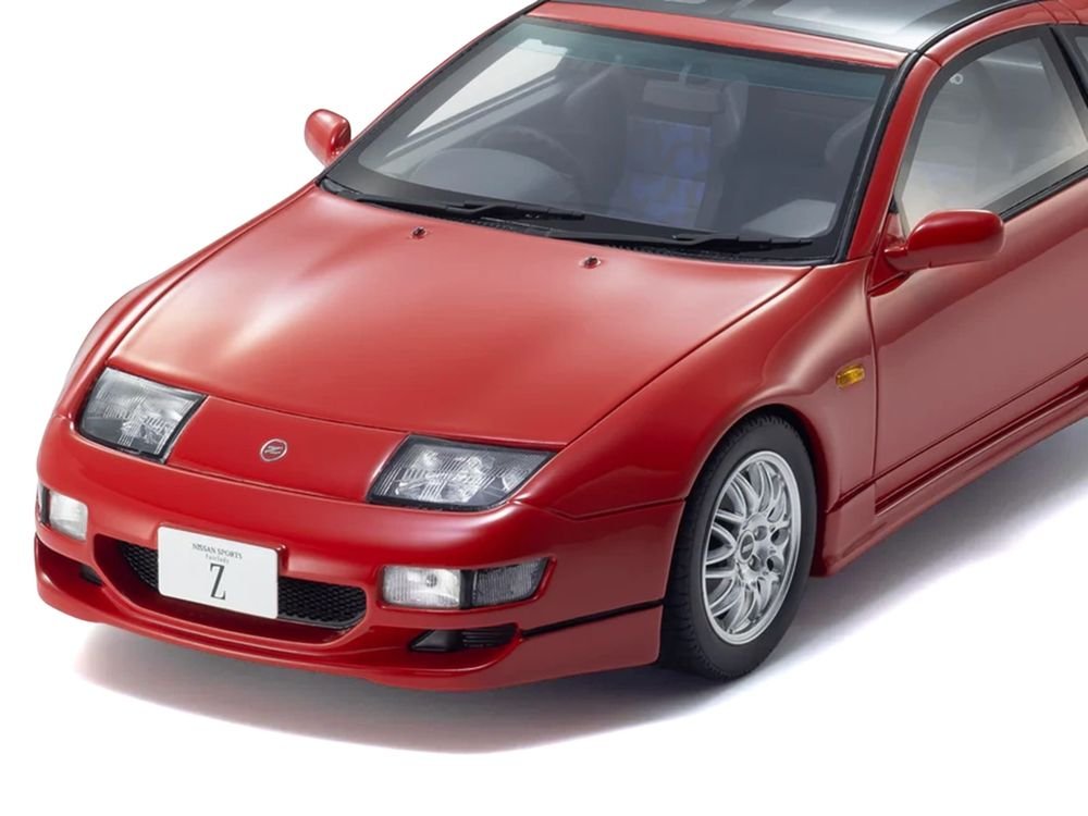 Nissan Fairlady Z (Z32) Version R 2by2 RHD (Right Hand Drive) Red 1/18 Model Car by Kyosho KSR18028P view 2