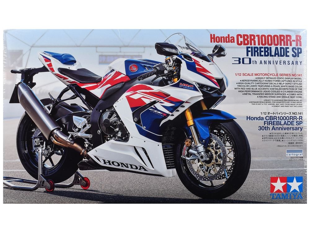 Model Kit Honda CBR1000RR-R Fireblade SP "30th Anniversary" Motorcycle 1/12 Scale Model by Tamiya