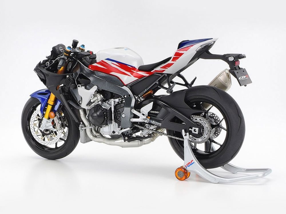 Model Kit Honda CBR1000RR-R Fireblade SP "30th Anniversary" Motorcycle 1/12 Scale Model by Tamiya view 4