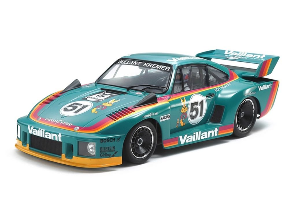 Model Kit Porsche 935 "Vaillant-Kremer" 1/24 Scale Model by Tamiya view 2
