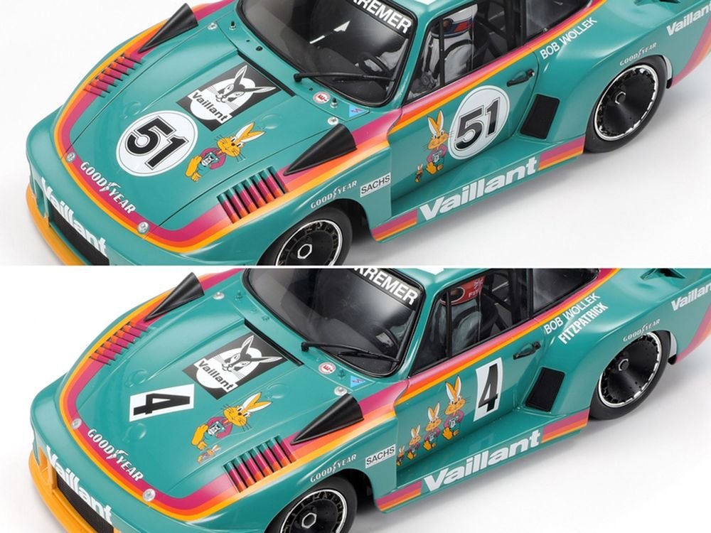 Model Kit Porsche 935 "Vaillant-Kremer" 1/24 Scale Model by Tamiya view 4
