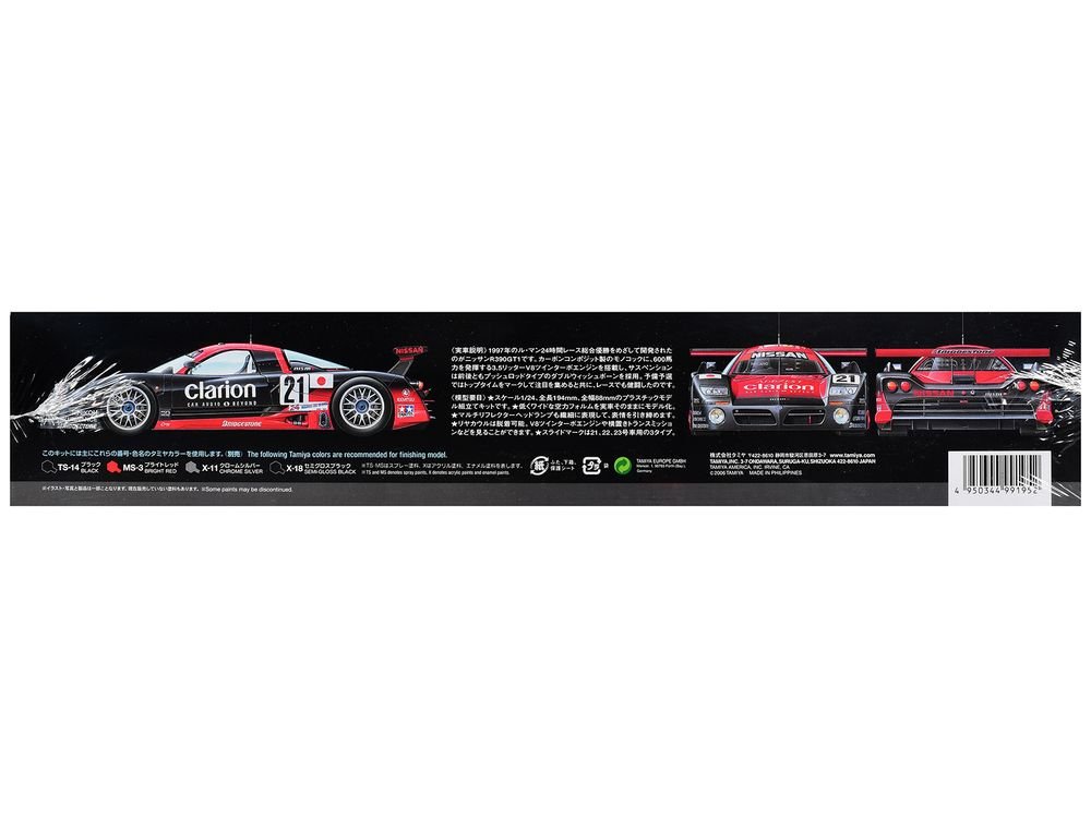 Model Kit Nissan R390 GT1 "24 Hours of Le Mans" (1997) 1/24 Scale Model by Tamiya view 3