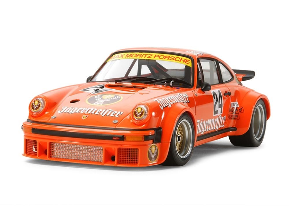 Model Kit Porsche Turbo RSR Type 934 "Jagermeister" 1/24 Scale Model by Tamiya view 2