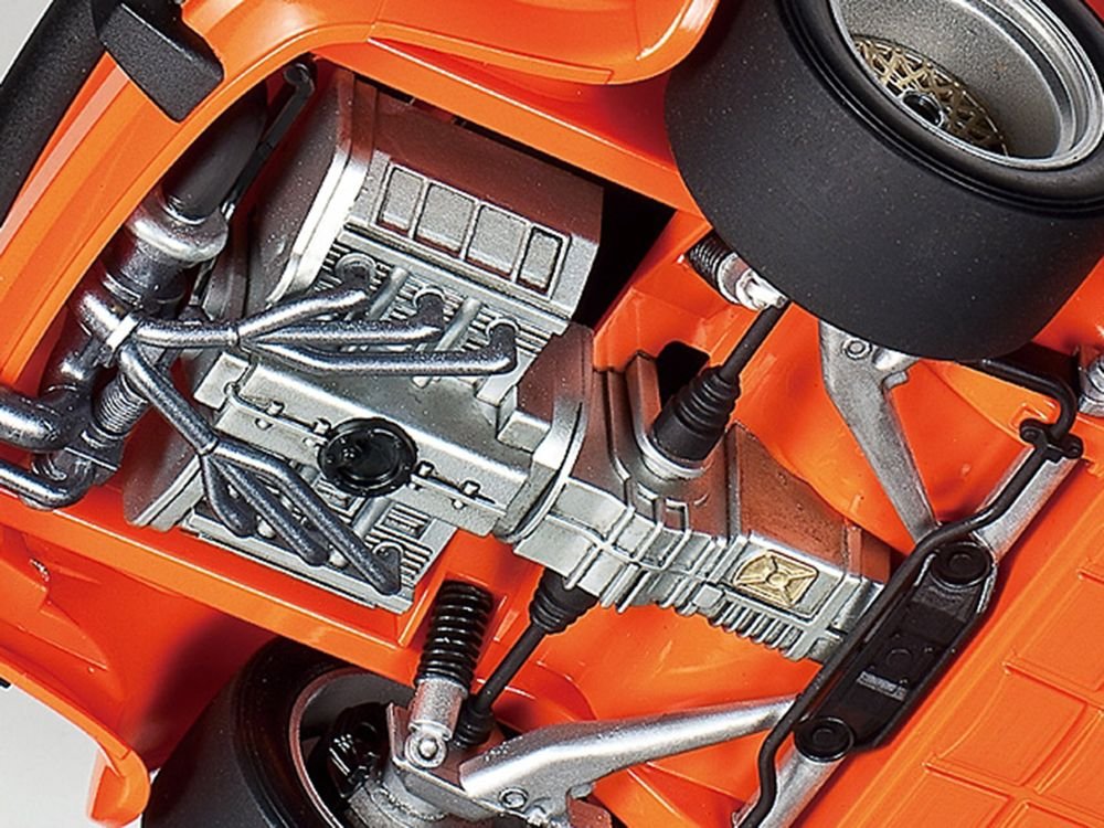 Model Kit Porsche Turbo RSR Type 934 "Jagermeister" 1/24 Scale Model by Tamiya view 3