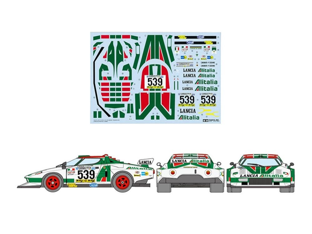 Model Kit Lancia Stratos Turbo 1/24 Scale Model by Tamiya view 5