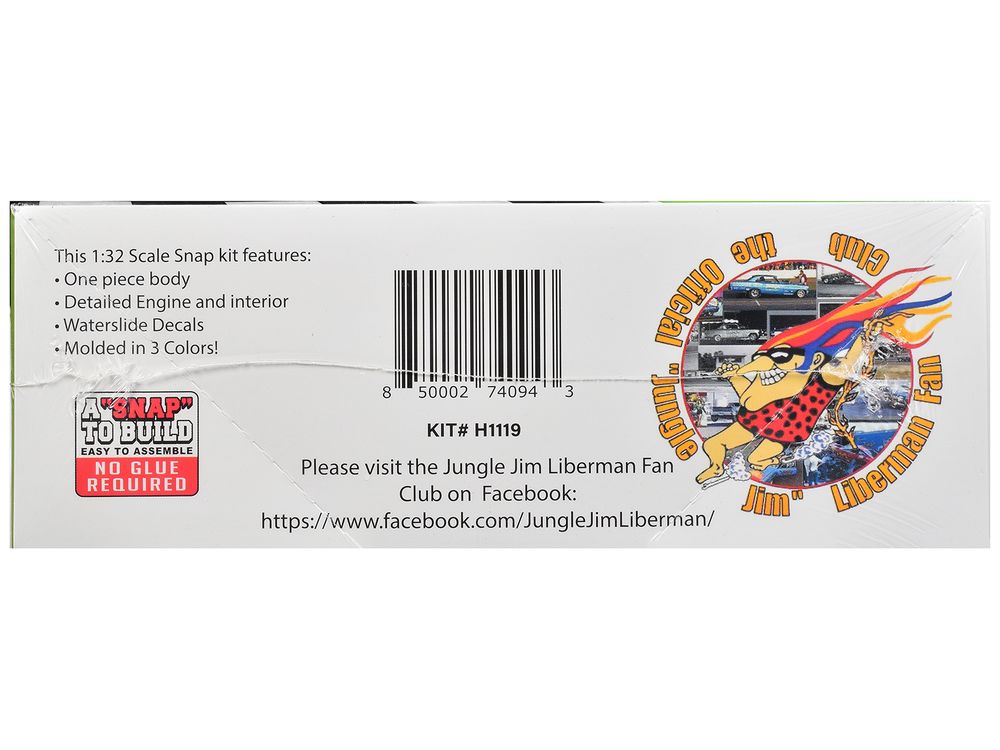 Model Kit 1974 Funny Car "Jungle Jim" (Snap-to-Build) 1/32 Scale Model by Atlantis view 4