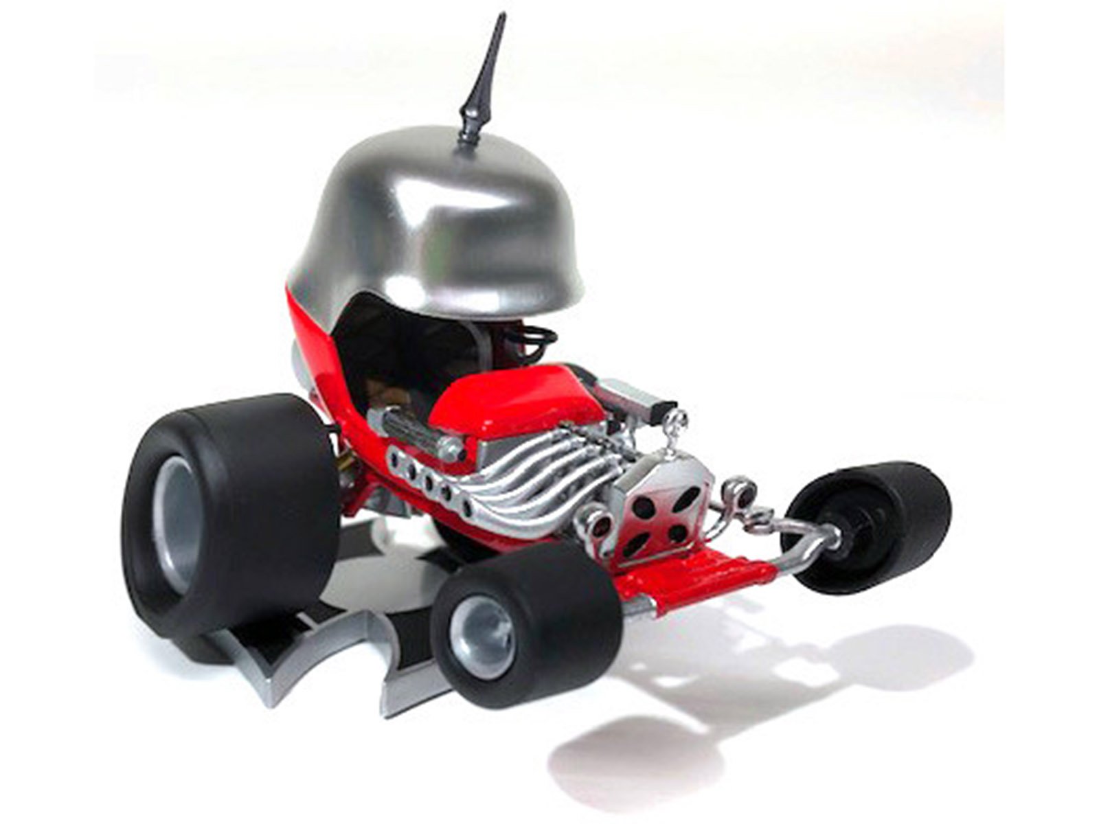 Model Kit Tom Daniel's Lil' Red Baron Show Rod (Snap-to-Build) 1/32 Scale Model by Atlantis view 3