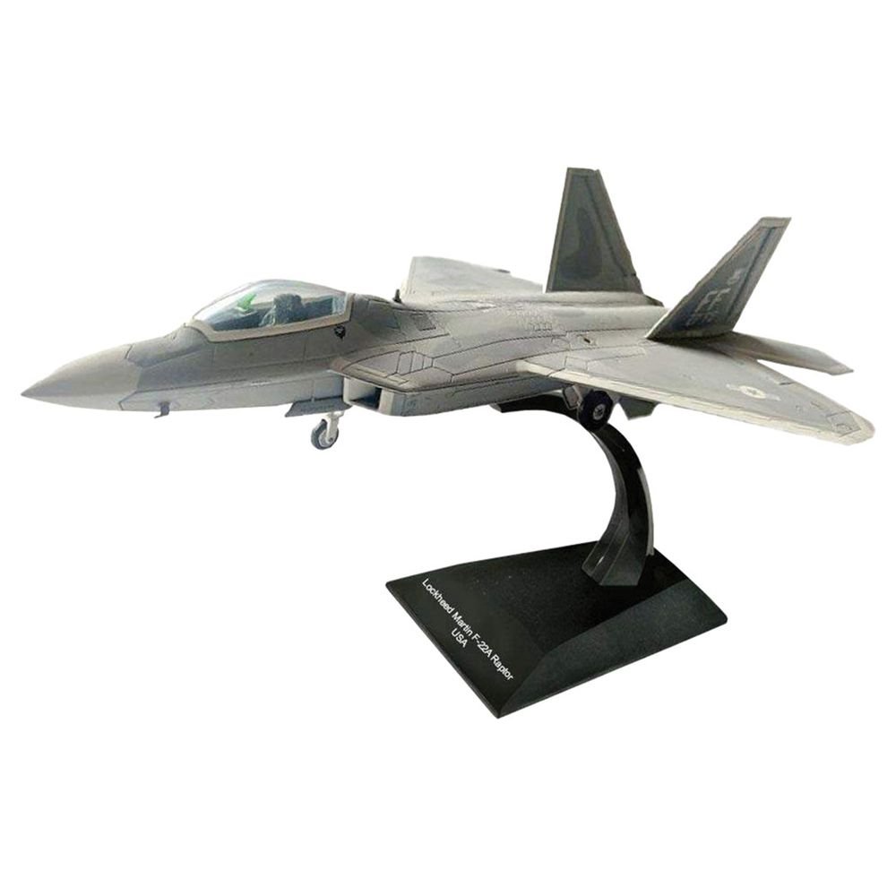 Lockheed Martin F-22A Raptor Aircraft "1st FW 94th FS" United States Air Force 1/72 Diecast Model by Militaria Die Cast view 2