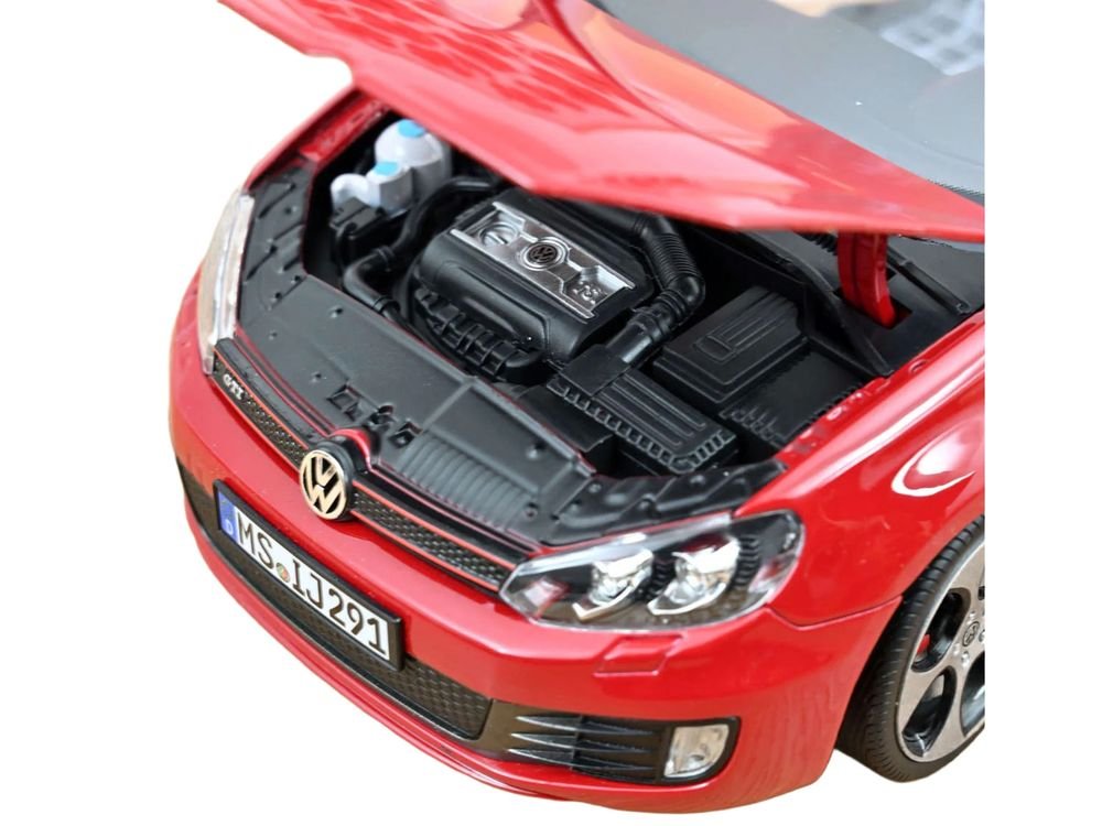 2009 Volkswagen Golf VI GTI Tornado Red 1/18 Diecast Model Car by Norev view 3