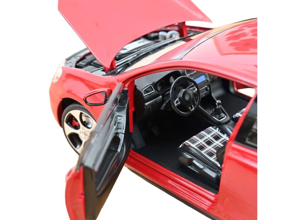 2009 Volkswagen Golf VI GTI Tornado Red 1/18 Diecast Model Car by Norev view 4