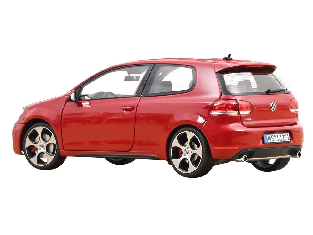 2009 Volkswagen Golf VI GTI Tornado Red 1/18 Diecast Model Car by Norev view 5