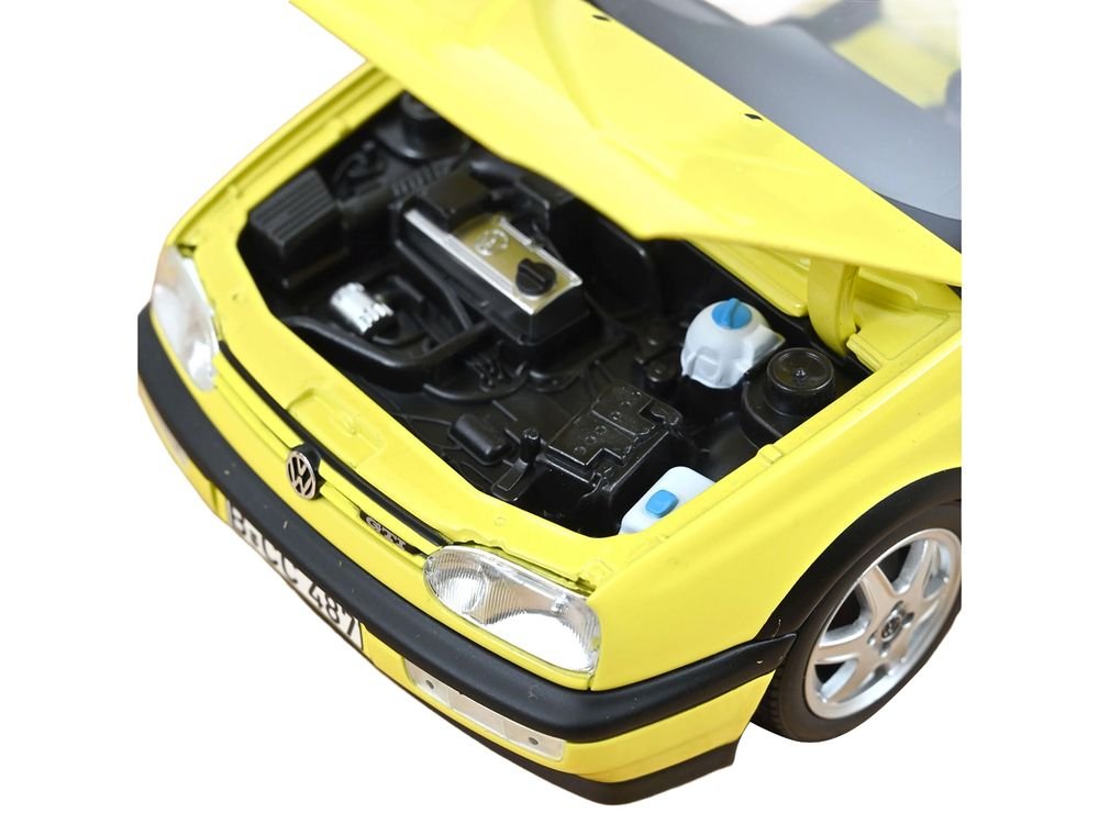 1994 Volkswagen Golf GTI Color Concept Yellow 1/18 Diecast Model Car by Norev view 3