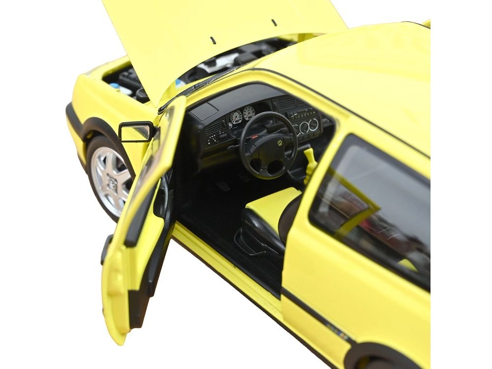 1994 Volkswagen Golf GTI Color Concept Yellow 1/18 Diecast Model Car by Norev view 4