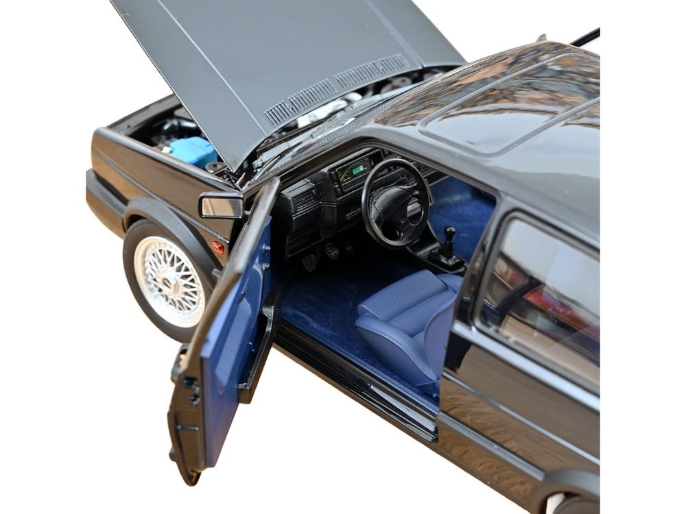 1991 Volkswagen Golf GTI Edition Blue Moonlight Blue Metallic 1/18 Diecast Model Car by Norev view 4