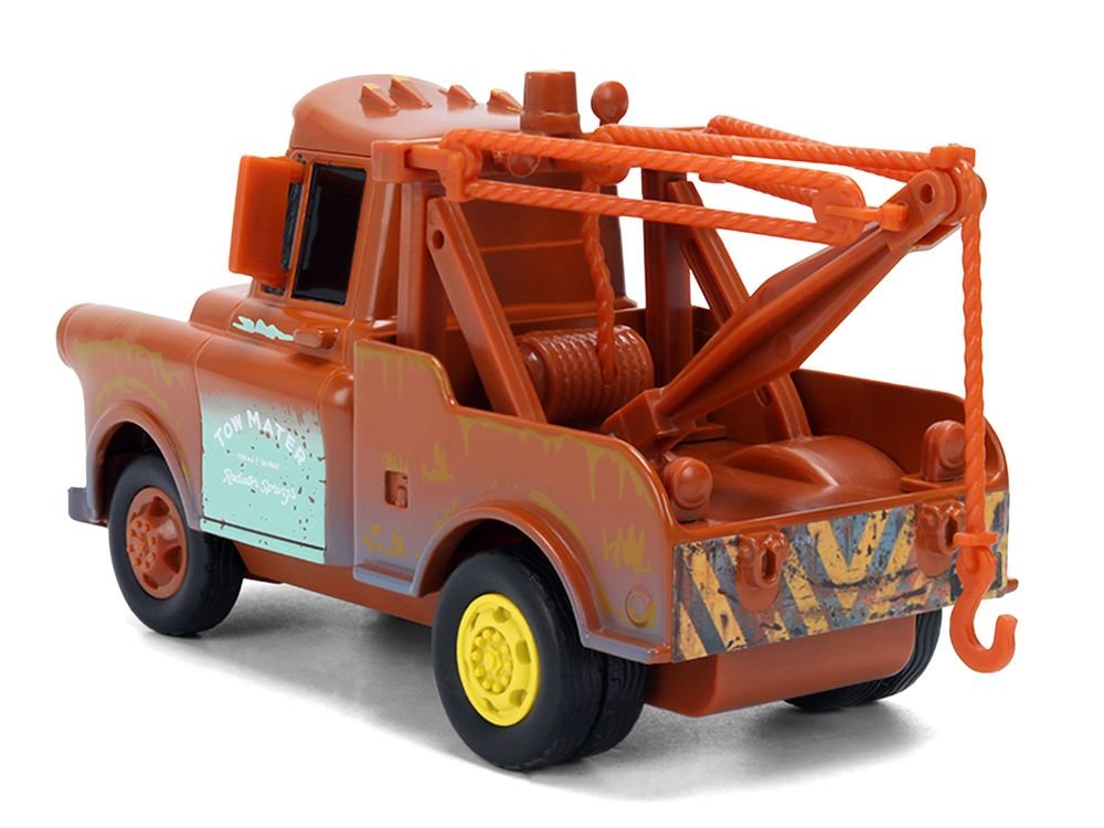 "Tow Mater" Tow Truck Brown (Rusted) "Cars" (2006) Movie "Hollywood Rides" Series 1/32 Diecast Model Car by Jada view 3