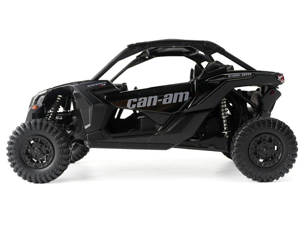 Can-Am Maverick X3 X RS Turbo RR Black 1/12 Diecast Model by BRP Models view 2