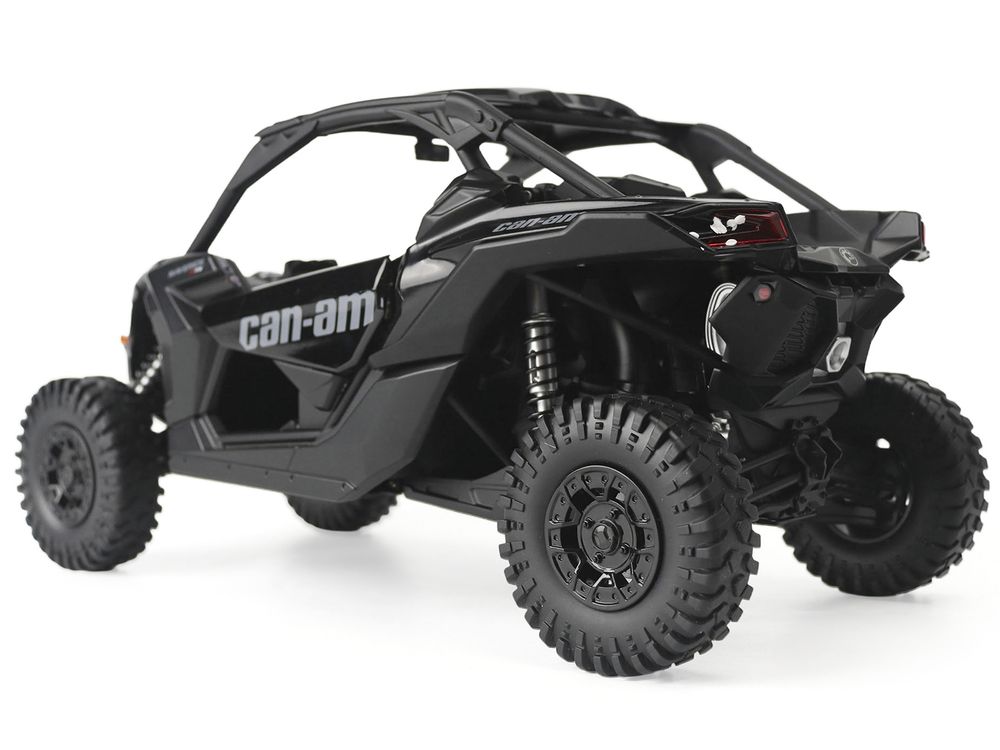 Can-Am Maverick X3 X RS Turbo RR Black 1/12 Diecast Model by BRP Models view 3