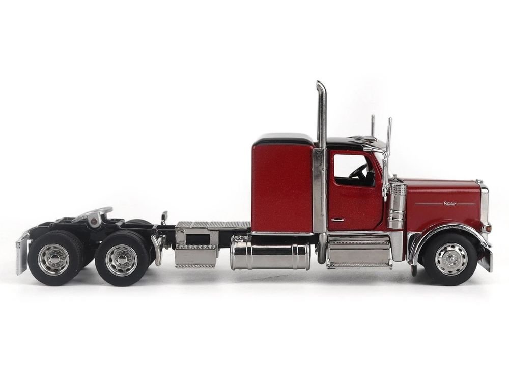Peterbilt 589 Tandem-Axle Legendary Package Truck Tractor with 58" Sleeper Legendary Red "Transport Series" 1/64 Diecast Model by Diecast Masters view 2