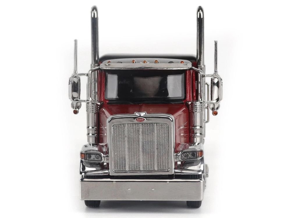 Peterbilt 589 Tandem-Axle Legendary Package Truck Tractor with 58" Sleeper Legendary Red "Transport Series" 1/64 Diecast Model by Diecast Masters view 4