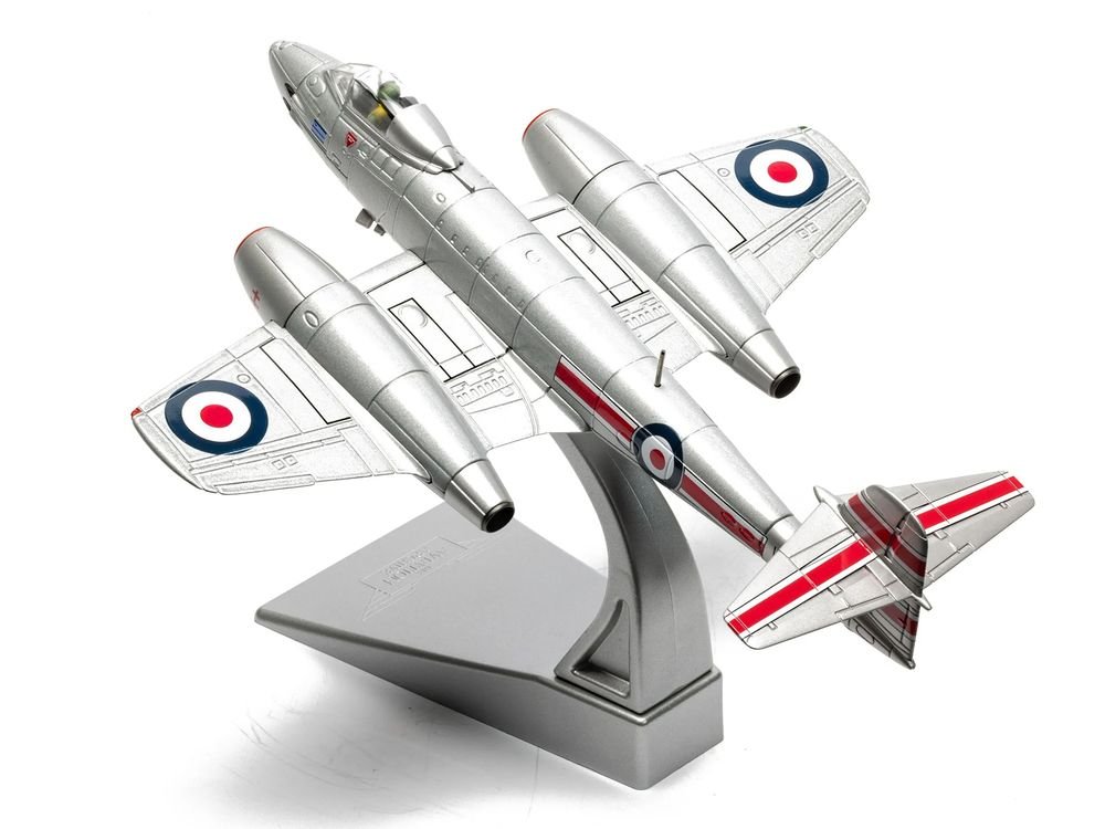 Gloster Meteor F.8 Aircraft "WH480/M Sqn Ldr John ‘Dusty’ Miller DFC No.41 Squadron Biggin Hill" (1951) Royal Air Force "The Aviation Archive" Series 1/72 Diecast Model Car by Corgi view 5