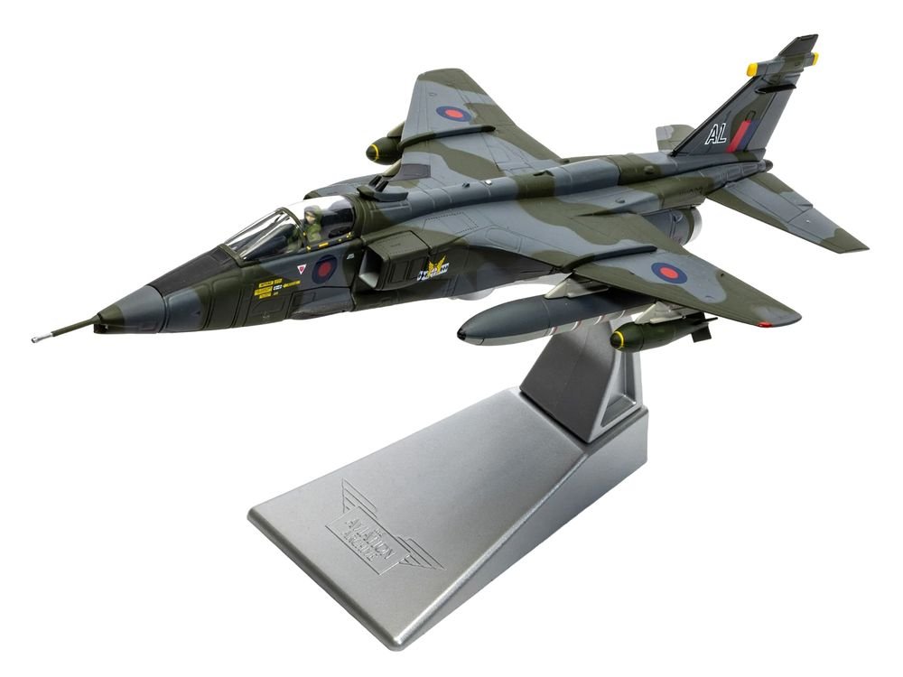 SEPECAT Jaguar GR.1 Aircraft "XX963/AL No.14 Squadron RAF Germany Bruggen" (1976) Royal Air Force "The Aviation Archive" Series 1/72 Diecast Model Car by Corgi view 2