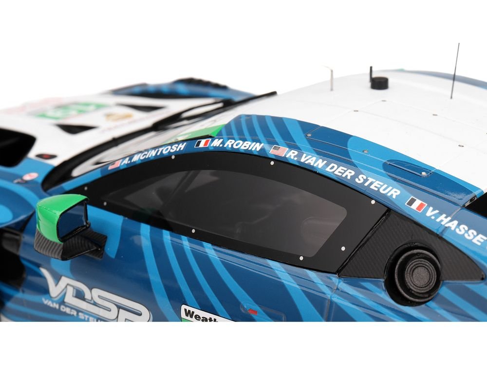 Aston Martin Vantage GT3 EVO #19 Valentin Hasse-Clot - Anthony McIntosh - Maxime Robin - Rory van der Steur "van der Steur Racing" IMSA "24 Hours of Daytona" (2025) 1/18 Model Car by Top Speed view 2