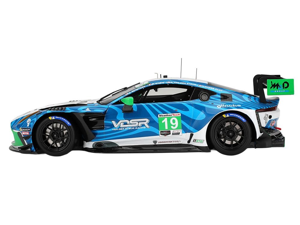 Aston Martin Vantage GT3 EVO #19 Valentin Hasse-Clot - Anthony McIntosh - Maxime Robin - Rory van der Steur "van der Steur Racing" IMSA "24 Hours of Daytona" (2025) 1/18 Model Car by Top Speed view 3