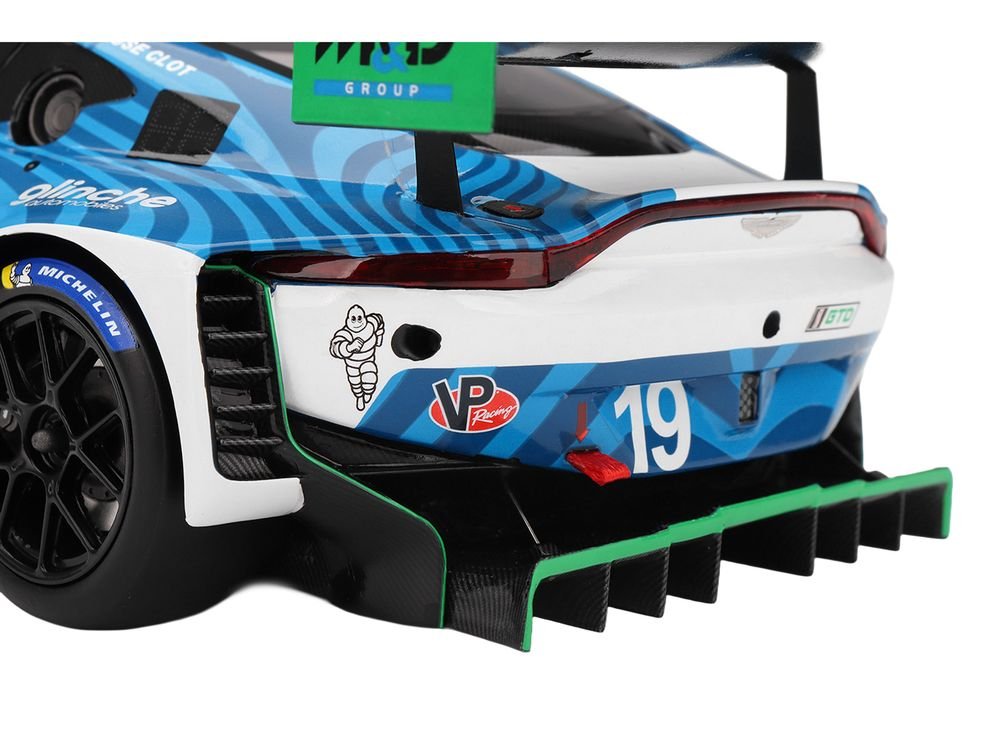 Aston Martin Vantage GT3 EVO #19 Valentin Hasse-Clot - Anthony McIntosh - Maxime Robin - Rory van der Steur "van der Steur Racing" IMSA "24 Hours of Daytona" (2025) 1/18 Model Car by Top Speed view 4