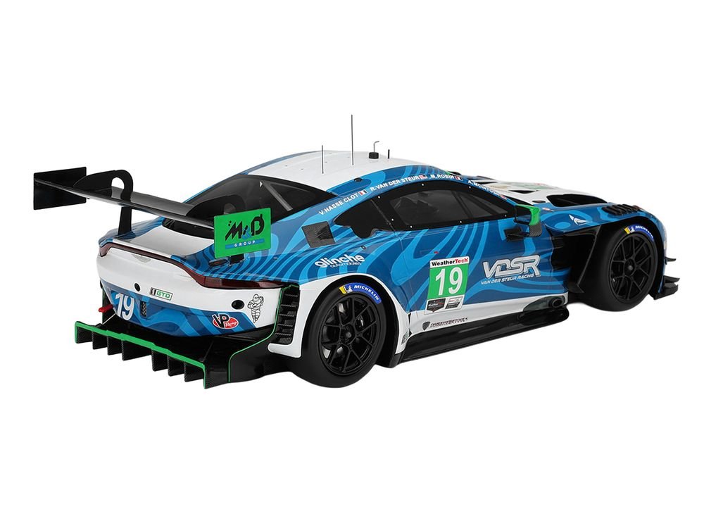 Aston Martin Vantage GT3 EVO #19 Valentin Hasse-Clot - Anthony McIntosh - Maxime Robin - Rory van der Steur "van der Steur Racing" IMSA "24 Hours of Daytona" (2025) 1/18 Model Car by Top Speed view 5