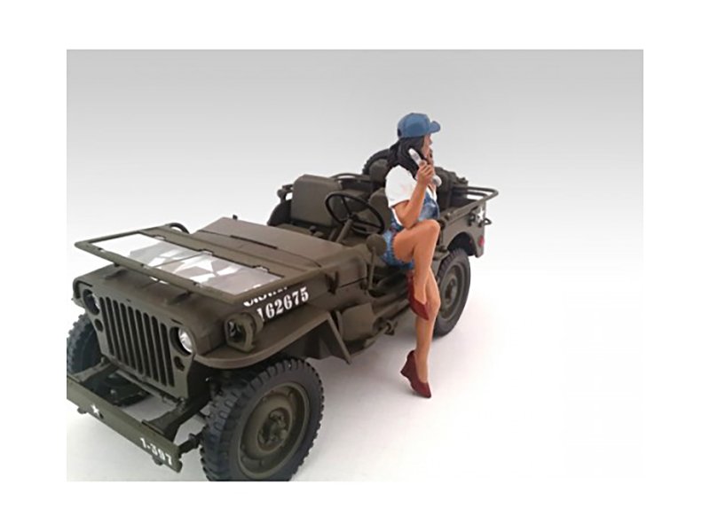 Lady Mechanic Jessie Figure for 1/18 Scale Models by American Diorama view 2