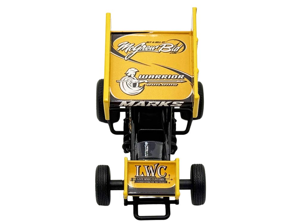 Winged Sprint Car #19 Brent Marks "Fenton Marks Racing" (2026) 1/50 Diecast Model Car by ACME view 5