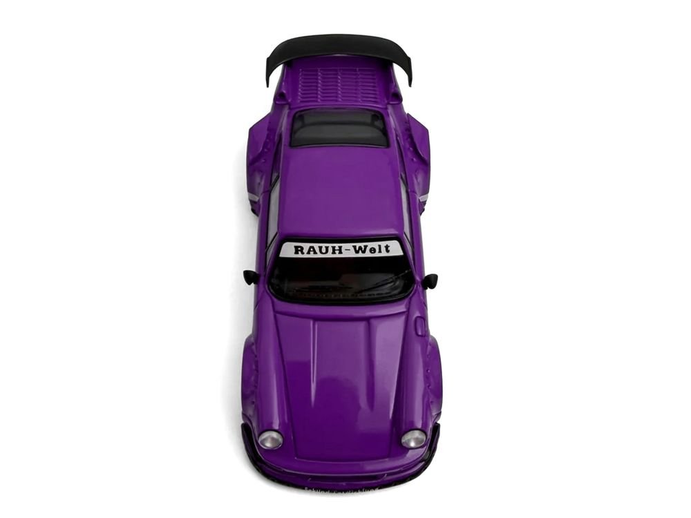 RWB 930 Purple with White Stripes 1/64 Diecast Model Car by Model Model view 4