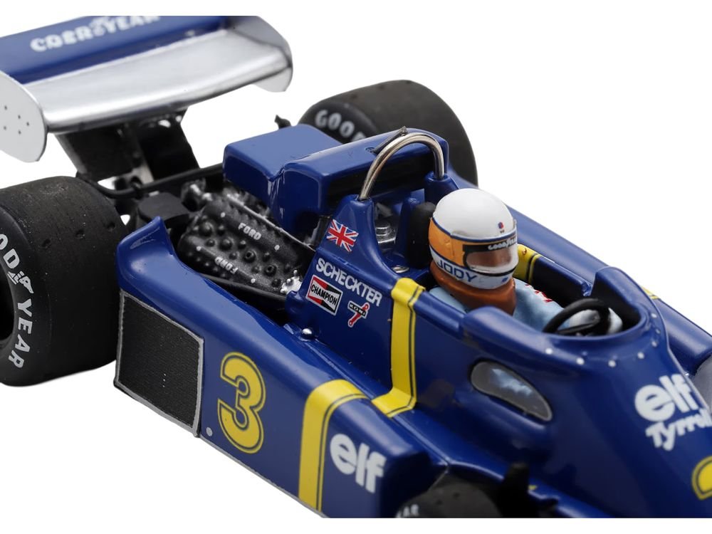 Tyrrell P34 #3 Jody Scheckter Formula One F1 "Belgian GP" (1976) with Driver 1/43 Model Car by Spark view 2