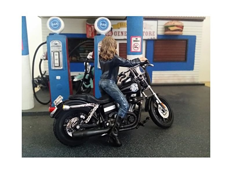 Biker Angel Figure for 1/18 Scale Models by American Diorama view 2