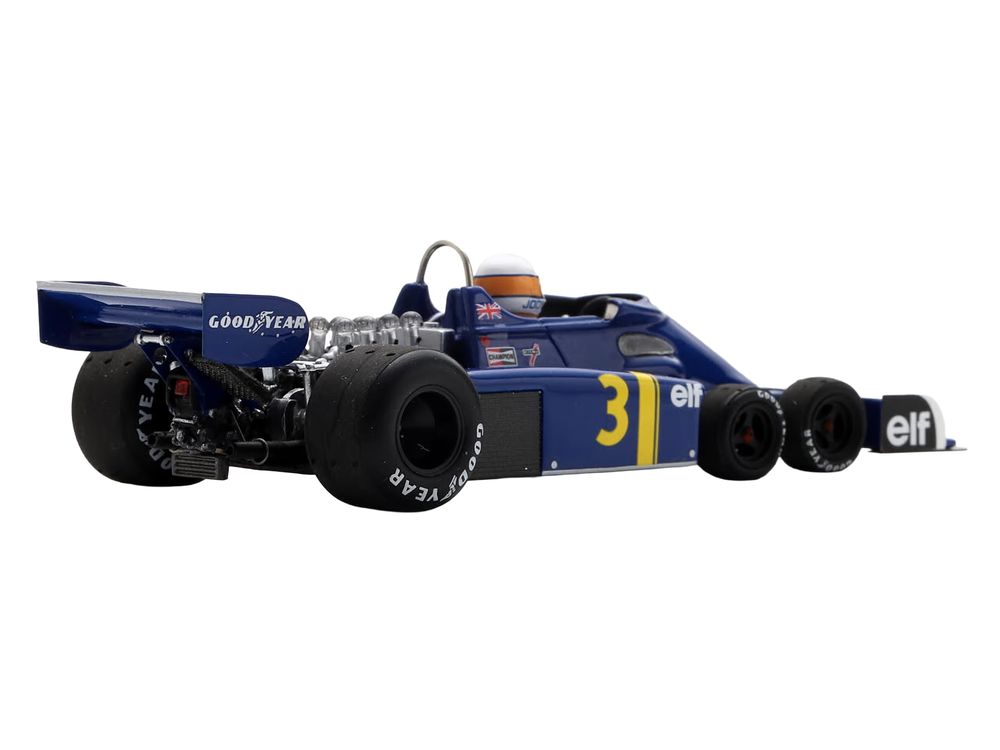 Tyrrell P34 #3 Jody Scheckter Formula One F1 "Dutch GP" (1976) with Driver 1/43 Model Car by Spark view 4