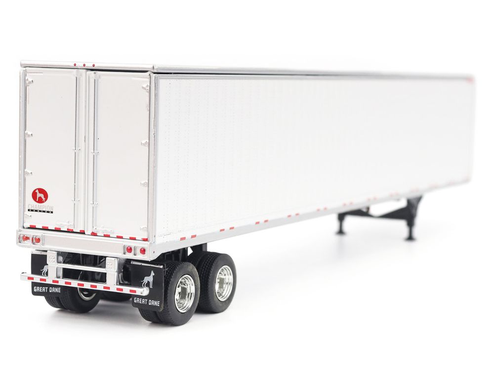 Great Dane Champion 53ft Dry Cargo Trailer White "Transport Series" 1/50 Diecast Model by Diecast Masters view 3