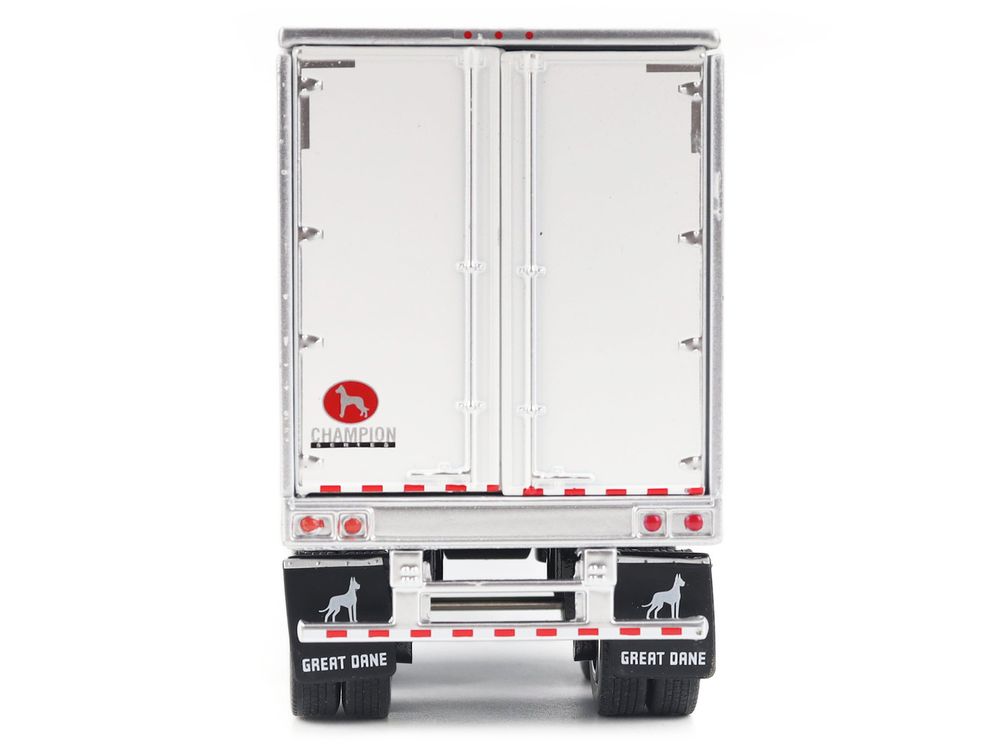 Great Dane Champion 53ft Dry Cargo Trailer White "Transport Series" 1/50 Diecast Model by Diecast Masters view 4